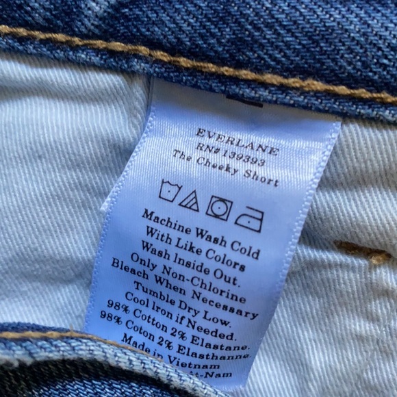 Everlane Cheeky Denim Shorts - Picture 7 of 7